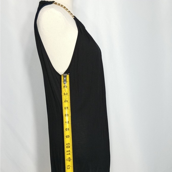 MK Elegant Black Halter Dress size L pre owned Exellent condition - Picture 8 of 13